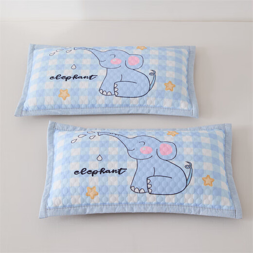 Buckwheat pillow Summer cartoon cool pea pillow 1-12 years old children student pillow core kindergarten nap pillow Cartoon cool pea-Elephant Weaver Children's 25*40cm one buckwheat pillow