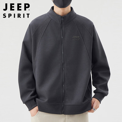 JEEP SPIRIT Jeep Jacket Men's Sweatshirt Men's Clothing High-end 2025 Autumn and Winter High-end Handsome Sports and Leisure Trendy Clothes