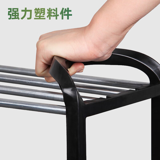 安尔雅 鞋架门口多层简易鞋柜客厅宿舍出租房收纳架子加粗  四层50cm