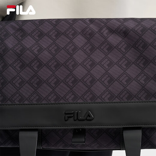 
FILA official men's bag shoulder bag 2025 retro old flower shoulder bag casual crossbody bag carry bag
