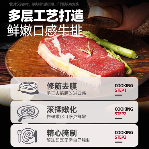 Dahidi Gift Pack Whole Cut Steak Beef Fresh Children's Steak Original Meat Jellied Meat Source Box 10 Pieces Whole Cut Filet Mignon 10 Pieces