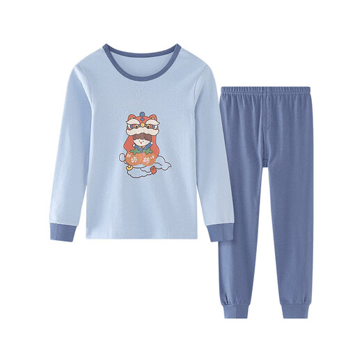 Coton pur aux haricots purs en coton et pantalon d'automne à style mince hommes et femmes enfants d'âge moyen des sous-vêtements thermaux d'automne et hiver