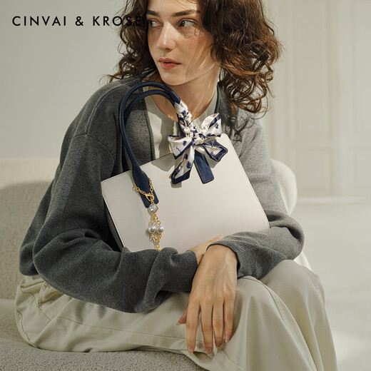 CinvaiKrose bag women's bag handbag women's bag brand new 2026 high-end light luxury mother bag birthday gift off-white CK women's bag birthday gift for wife