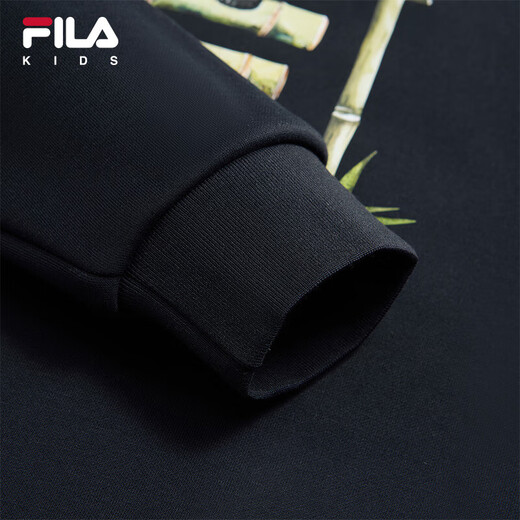 FILA antibacterial function FILA children's sweatshirts 2025 winter fleece tops for boys and girls