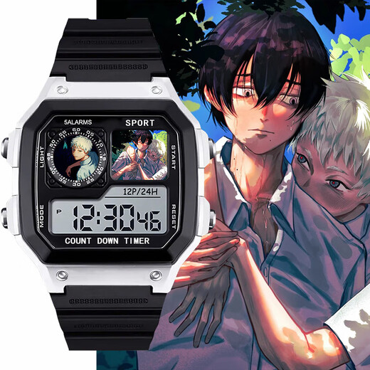 Yaowan Xiguang's Dead Summer Peripheral Electronic Sports Watch Watch Alarm Clock Tips Gift Fashion Silver-Electronic Watch z13794 Dead (Extra Long Battery + Gift Box Packaging)