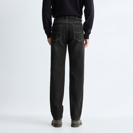 HLA Hailan House Jeans Men's 25 Light Business Classic Series Velvet Pants Men's Winter