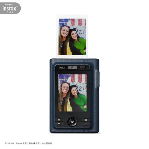 INSTAX Fuji Digital Analog Single Imaging Camera Liplay+ Midnight Blue