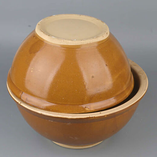 High-hard clay container garlic pounder grinding bowl grinding bowl paste tea bowl pounding basin grinding disc super size grinding disc grinding disc