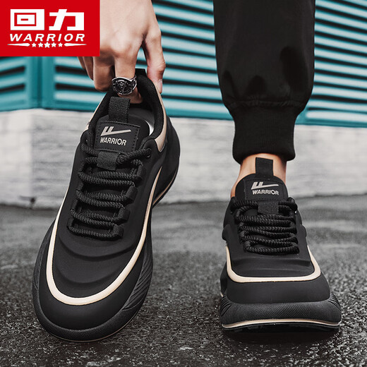 Pull back men's shoes 2025 autumn and winter new sports shoes men's cushioning dad shoes casual shoes black khaki 42