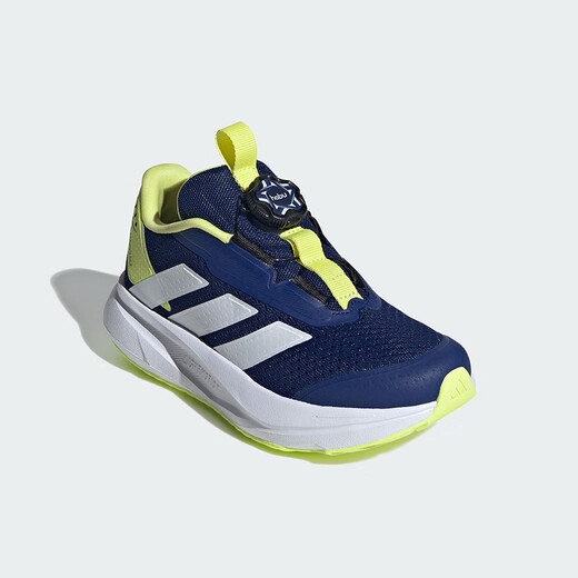 阿迪达斯（adidas）童鞋25夏秋季男童运动鞋网面透气DURAMO儿童HABU旋钮跑步鞋KJ6282