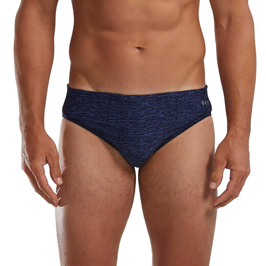 TYR Men's Swim Briefs Professional Sports Polyester Adjustable Waistband Adult Swimwear Midnight Navy 30