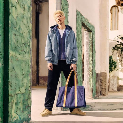 Levi's Levi's 25th Autumn and Winter New Men's American Retro Washed and Distressed Casual Denim Jacket Medium Blue S