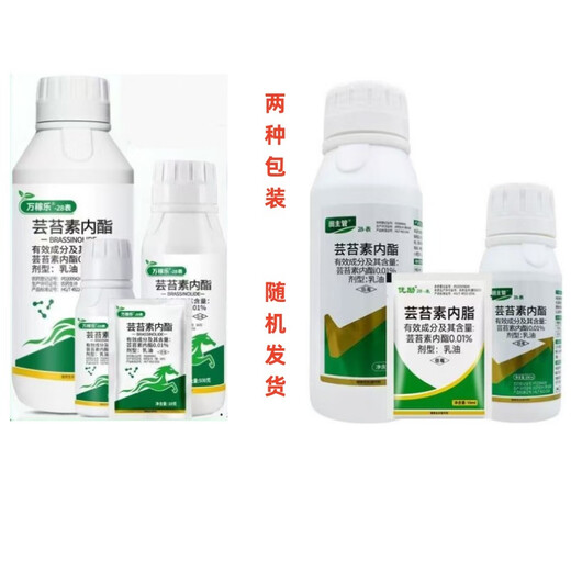 Plant growth regulator 28 epibrassinolide plant growth regulator for wheat, soybeans, vegetables and fruit trees to promote differentiation, rooting and seedling strengthening agent 28 epibrassinolide 10ml*100 bags
