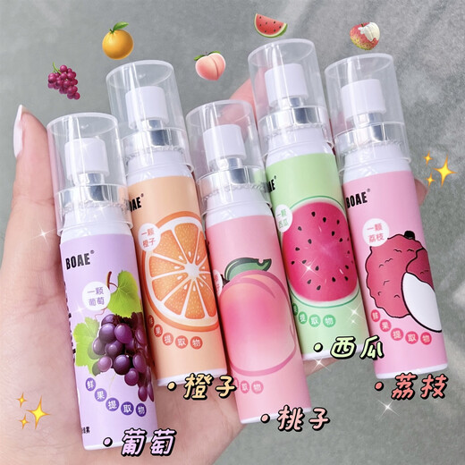 BOAE Oral Spray Fruit Flavor Spray 20ml Tone Freshing Age Long-lasting Fragrance Fresh Breathing Fruit Dental Spray-Fresh Breathing