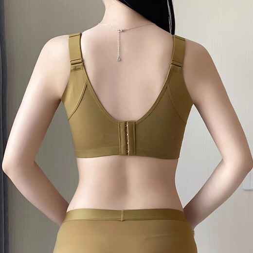 Tuweina Adjustable Bra, Big Breast Reducing, Large Size Bra, Gathering, Shrinking, Anti-sagging, Correcting Full Cup Bra, Thin Charming Black (Single Piece) 38/85E Thin Cup 0.3CM