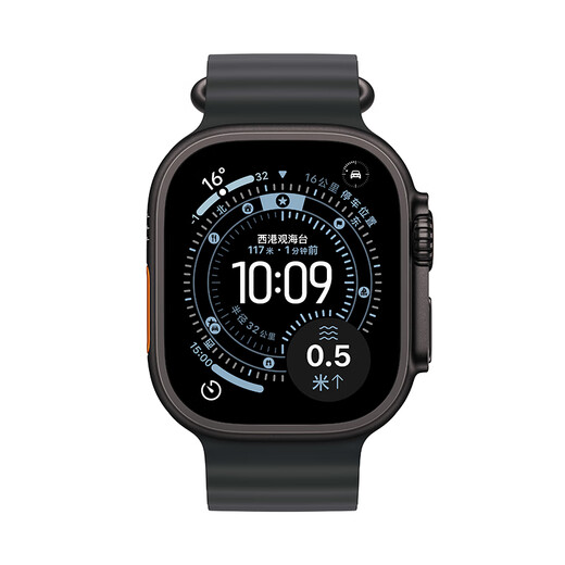 Apple/Apple Watch Ultra3 Smart Watch Honeycomb Model 49mm Black Titanium Case Black Ocean Strap-China Unicom Subsidy