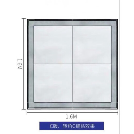 
Three-aquatic tiger floor tiles 15 cm wave line living room wave guide line floor ceramic tile lines decorative skirting board 150x80 150x800 microcrystalline waveguide 15863 angleless