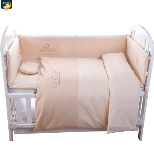 Good Baby crib bed bumper anti-collision kit baby bedding cotton bed bumper set newborn baby playpen 4-piece set (all sides of the bed bumper include removable inner core) 100*56