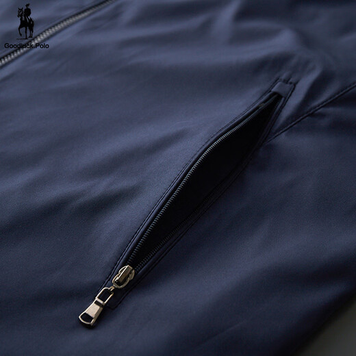 Polosport American Paul Classic Men's Thin Stand-up Collar Vest Autumn Thick Sleeveless Vest Vest Casual Vest Men Dark Blue 2XL 185/100A