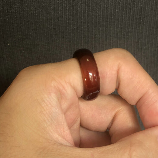 Shimei natural Burmese amber beeswax ring ring ring ring running ring finger gold amber brown amber tea amber size customization