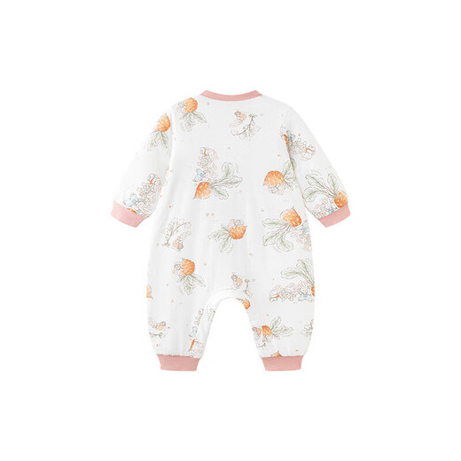 YEEHOO one-piece clothespin cotton rompers baby warm cotton clothes autumn and winter monk clothes mountain and field quilted clothes 80cm