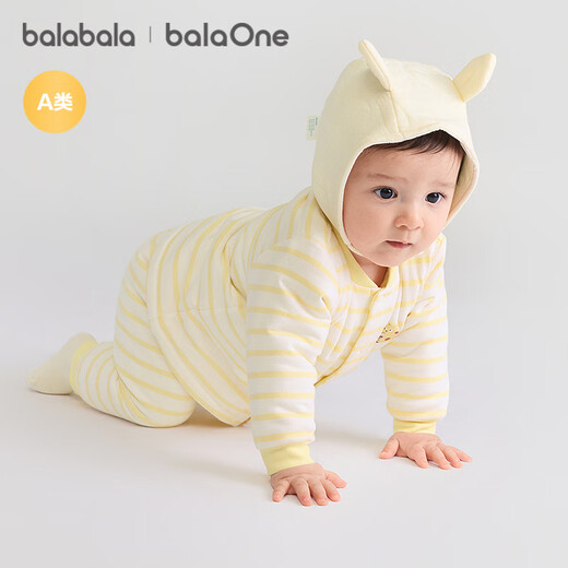 巴拉巴拉balaOne婴儿套装宝宝睡衣男女童长袖家居服2025夹棉208425134202
