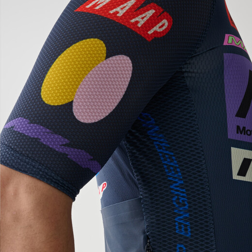 MAAP Men's Drome Pro Air Jersey 3.0 Short Sleeve Cycling Jersey Racing Blue L