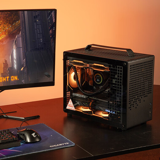 Gigabyte RTX5060/5070Ti/5080 desktop assembly computer host Qiao Sibo Z20 Mini ITX portable e-sports game design AMD complete machine 1 7500F丨RTX3050丨Entry model