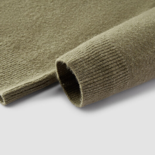 Semir Wang Anyu's same style Senrou sweater men's half-cardigan high-neck sweater with wool 25 sweater 109725107105