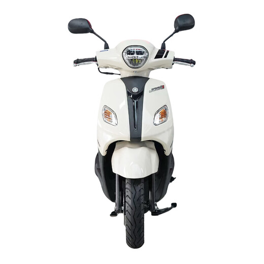 Yamaha Qiaoge iPlus125 pedal fuel motorcycle, fuel-saving commuter transportation, cost-effective, ivory white upgraded model