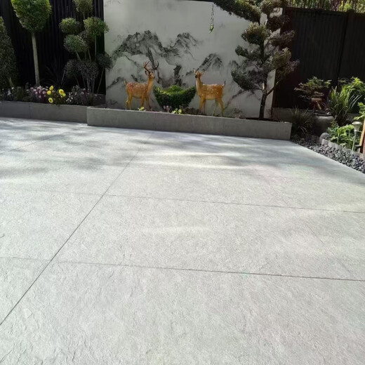 Xiangda imitation stone tiles anti-slip wear-resistant ecological floor stone paving ceramic tiles quartz brick courtyard floor tiles XD12023 white wood grain 598*1198*18
