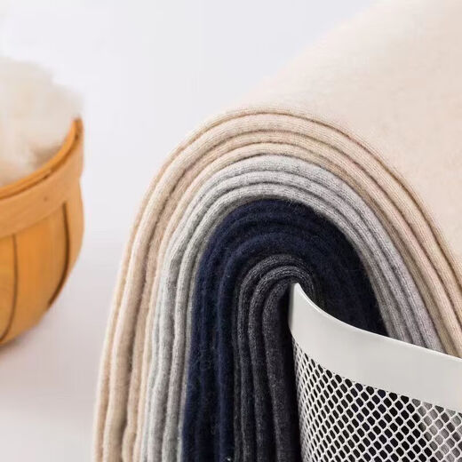 KING DEER autumn and winter pure cashmere men's thickened and warm women's high-waisted cashmere pants thin slim-fitting inner-wearing bottoming wool pants men's thickened-Mituo L men-recommended 120-140Jin Jin equals 0.5 kg