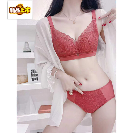 MIDNITE STAR adjustable underwear set, push-up, comfortable, auxiliary breasts, anti-sagging, non-magnetic, non-wireless, push-up bra, green set (underwear + underwear) 70A 32