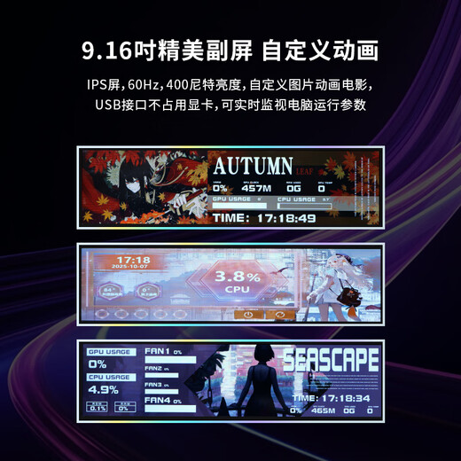 GIGABYTE AMD Ryzen 9600X/9700X/7800X3D/RTX5060TI graphics card assembly computer 2K/4K e-sports game desktop complete DIY interest-free host with six 9700X丨5060Ti 16G video memory