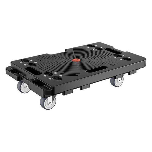 RSRDDY turtle car can be spliced into the turnover vehicle Beiguang household silent trailer truck trolley universal flatbed truck pallet new material large black 60-403 inches ultra-quiet