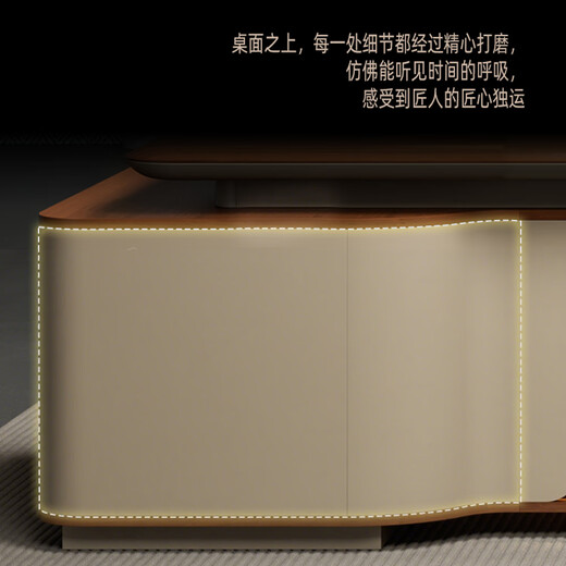 Boss Shengli's desk, high-end blister desktop, president's desk, executive desk, supervisor's desk, desk chair