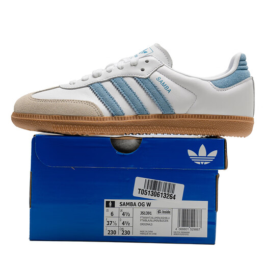 
Adidas (adidas) Clover Women's Shoes 25 Autumn New T-toe Shoes Samba OG Comfortable Breathable Casual Shoes Low Top Sports Board Shoes JS1391 35.5