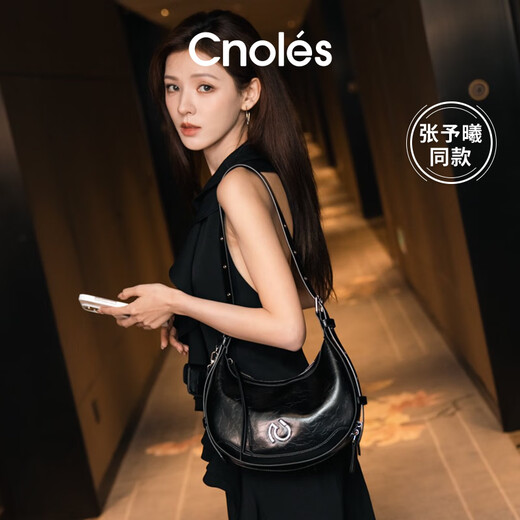 Cnoles crescent moon tote bag for women niche high-end crossbody crescent bag birthday gift for girlfriend and wife