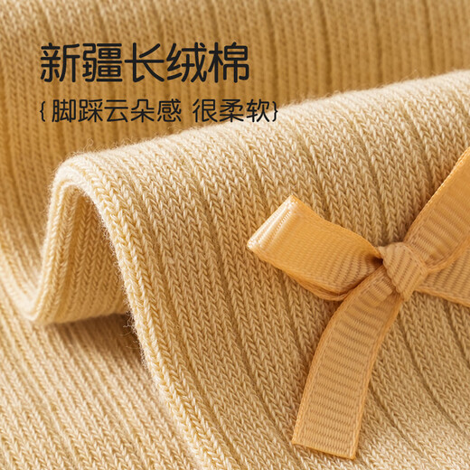 Cotton double baby leggings autumn and winter baby jumpsuit solid color large PP newborn tights bow girls leggings white 1 pair 0-1 years old recommended leg length within 40CM