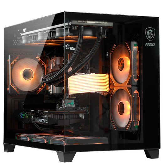 MSI AMD Ryzen 9800X3D/9070XT/5070Ti/5080 desktop assembly computer thousand frames e-sports game design modeling rendering host DIY complete machine configuration three 9800X3D+RX9070GRE