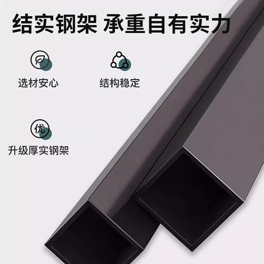 Yizhou Sufa Home Solid Wood Computer Desk Home Double Desk Desk Work Table Desktop Gaming Desk Study Table Extra Thick 25mm Solid Wood Black Walnut + Black Shelf 120x60x75cm