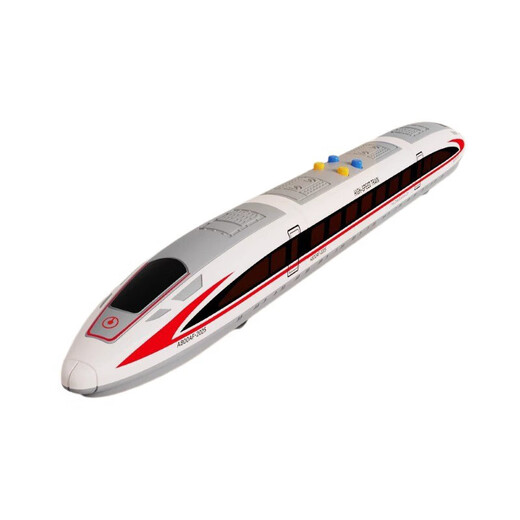 Electric inertia high-speed rail train toy Fuxinghao boy car boy educational baby train model gift dual charging version two-way inertia high-speed rail train built-in children's songs early education knowledge