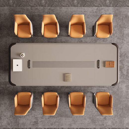 Tongta pintura mesa de conferencias mesa larga mesa de negociación simple mesa de entrenamiento grande moderna de lujo ligera sala de conferencias mesa de reuniones rectangular silla de conferencia con ruedas