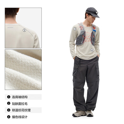 Jiao Nei Wang Yibo's same style Hot leather 502++ men's quick-drying round neck long-sleeved functional T-shirt sports cycling quick-drying shirt Wang Yibo's same style Chasing Green L