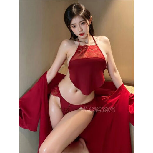 Couple's shorts, passionate crotchless pants, thong with holes, sexy mesh, super hot thong panties, women's lace, 1 yuan extra to buy fishnet stockings, red and black fishnet stockings, M80-130Jin Jin is equal to 0.5kg