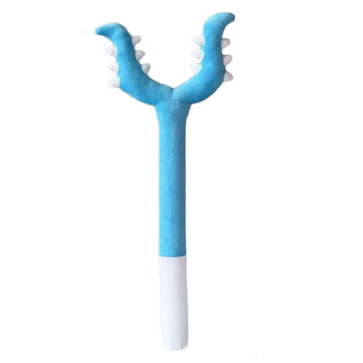 Plush crusade stick chiikawa black cat pet Jiikawa Xiaohachi children's toy fork cat winter blue crusade stick 1 pack color style random delivery