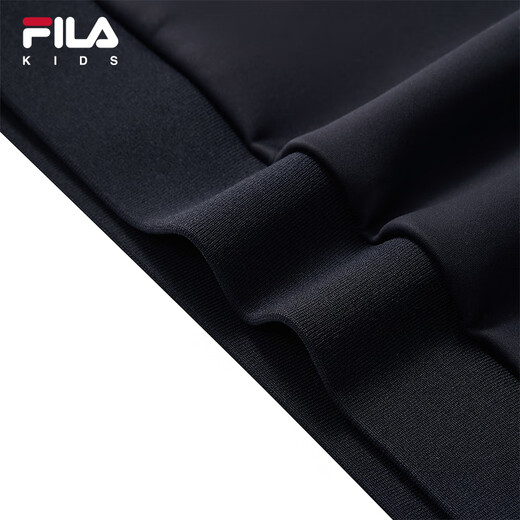 FILA Antibacterial Children's Clothing Tops 2025 Winter New Boys' Sports Pullover Sweatshirt RD Sapphire-NV 170