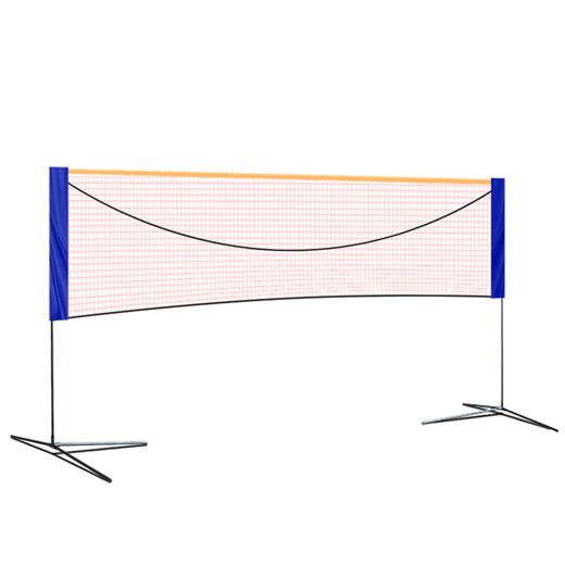 Badminton Net Frame + Net Portable Folding Indoor and Outdoor Venue Badminton Net Frame 3.1m Student Model Includes Rack + Net + Bag