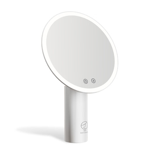 Meicai MAY Smart Makeup Mirror LED with Lights Light Luxury High-end Desktop Beauty Internet Celebrity Pearl White