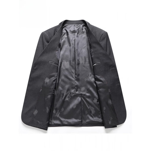 丨Lilang丨2025 Autumn and Winter New Men's Suit Suit Business Casual Professional Wear Formal Tailored Jacket Suit Men GDB/603 Black Suit Suit M 170 105-120Jin Jin equals 0.5 kg